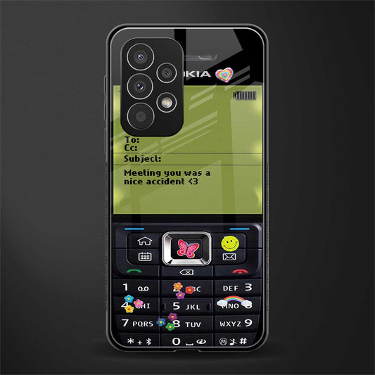 nokia vintage back phone cover | glass case for samsung galaxy a53 5g