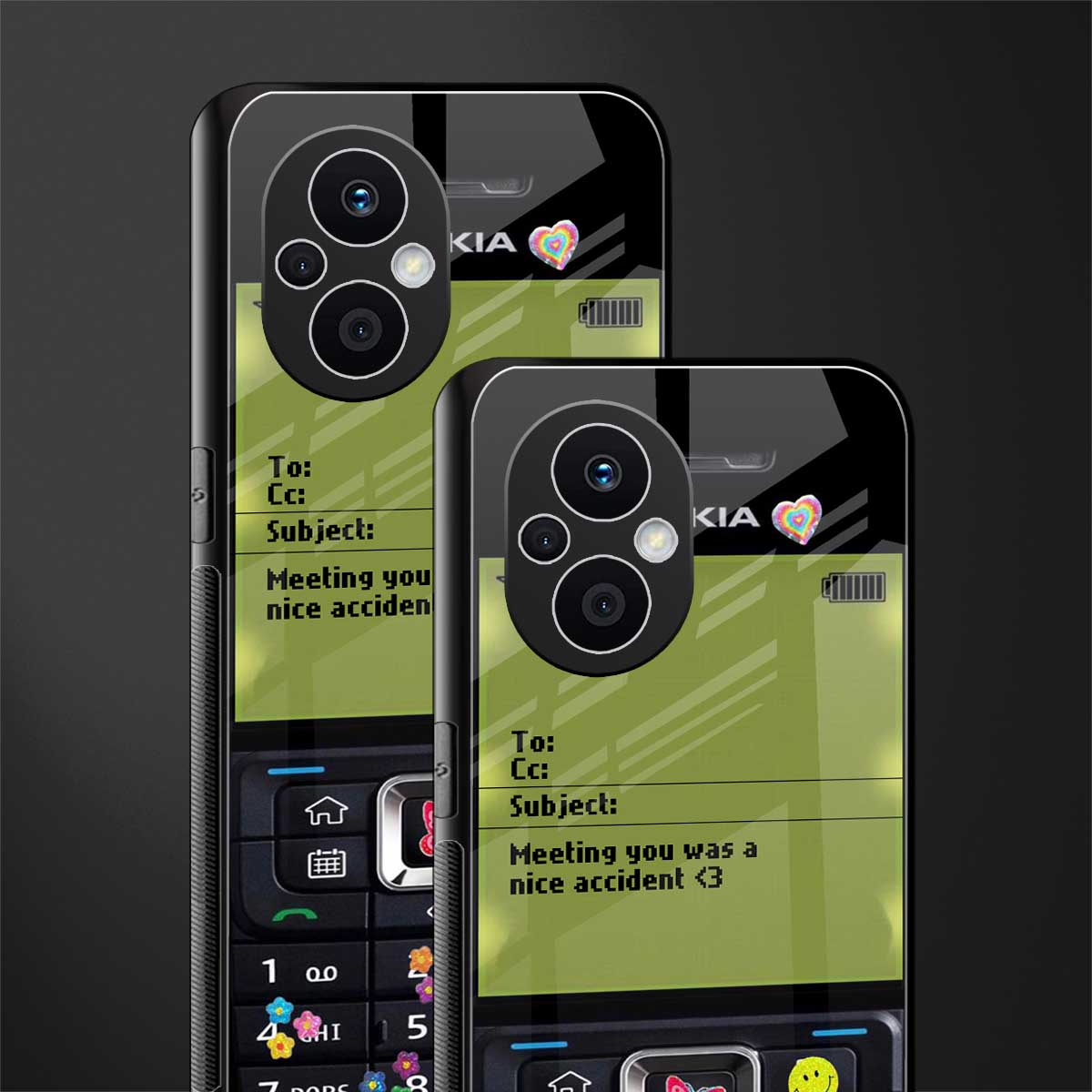 nokia vintage back phone cover | glass case for oppo f21 pro 5g