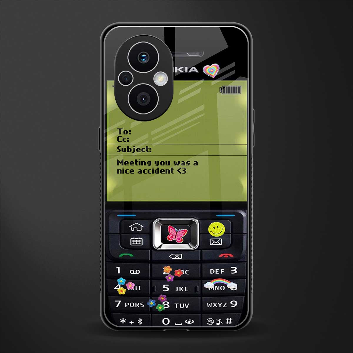 nokia vintage back phone cover | glass case for oppo f21 pro 5g