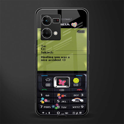 nokia vintage back phone cover | glass case for oppo f21 pro 4g