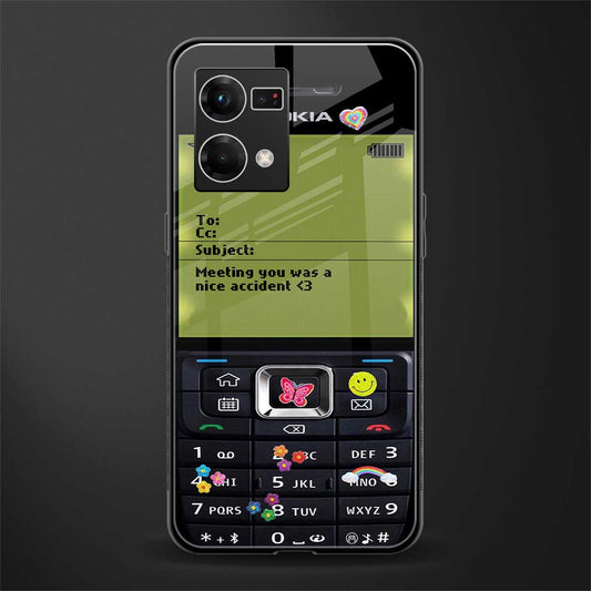 nokia vintage back phone cover | glass case for oppo f21 pro 4g