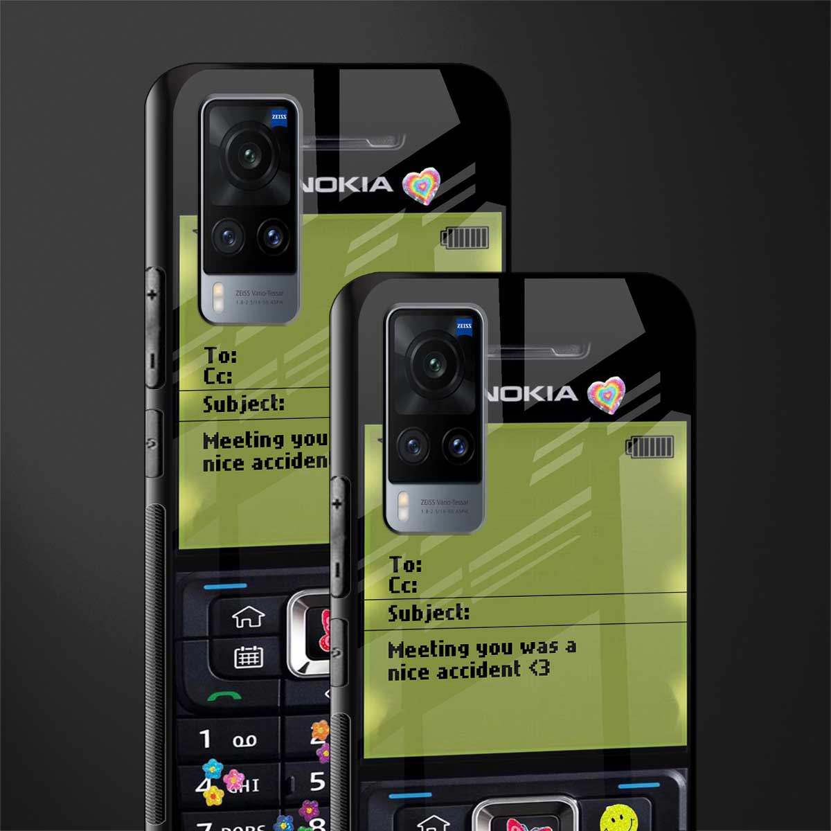 nokia vintage glass case for vivo x60 image-2