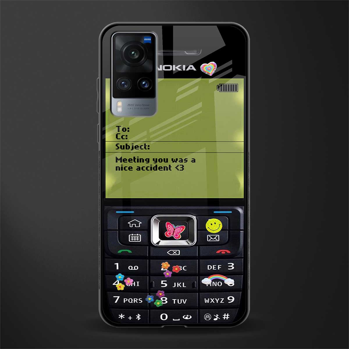 nokia vintage glass case for vivo x60 image