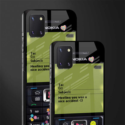 nokia vintage glass case for samsung a81 image-2