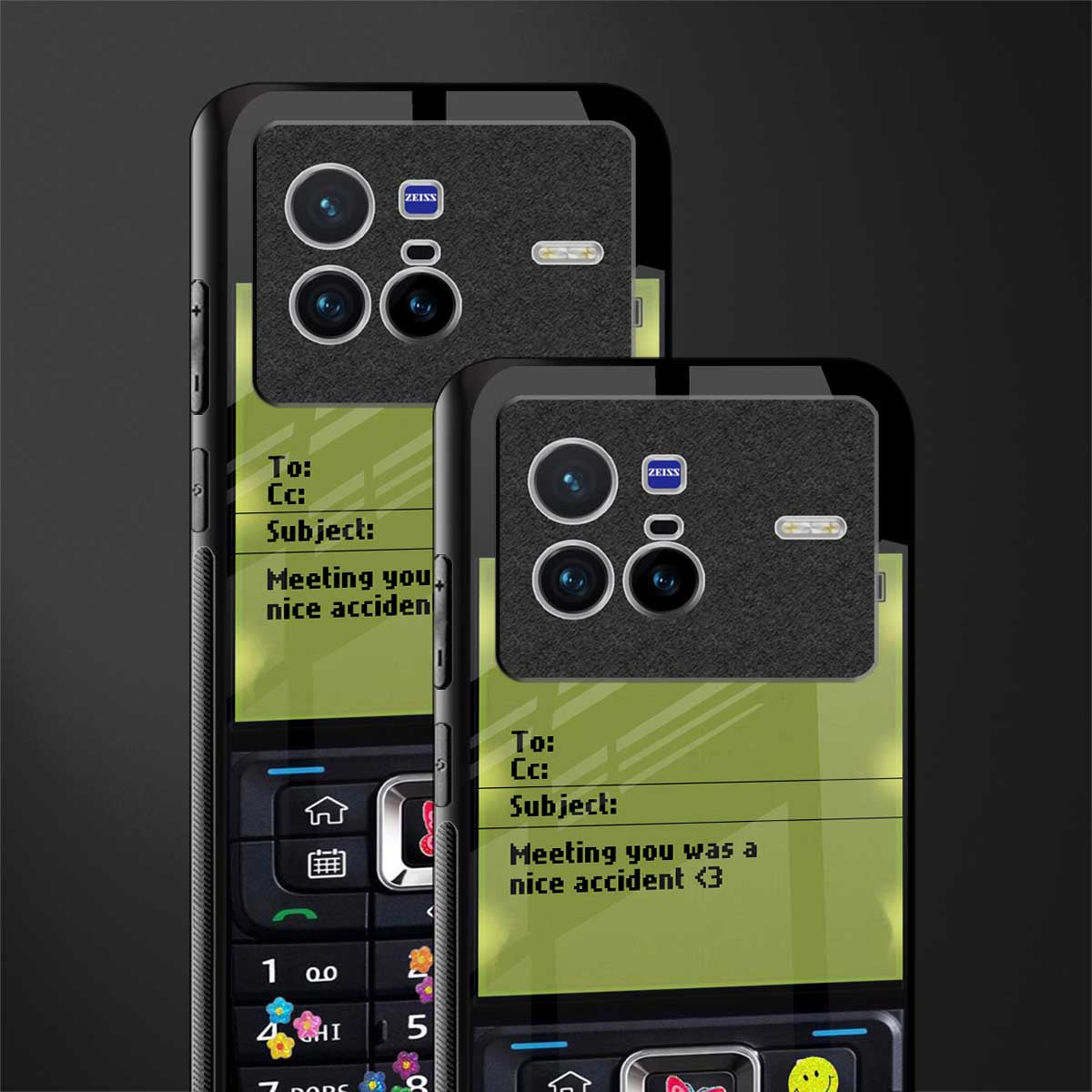 nokia vintage glass case for vivo x80 image-2
