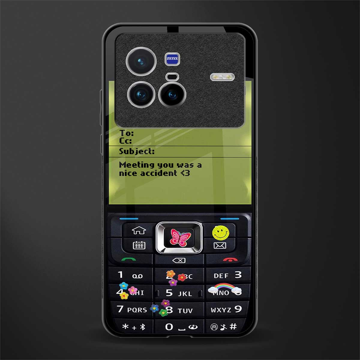 nokia vintage glass case for vivo x80 image