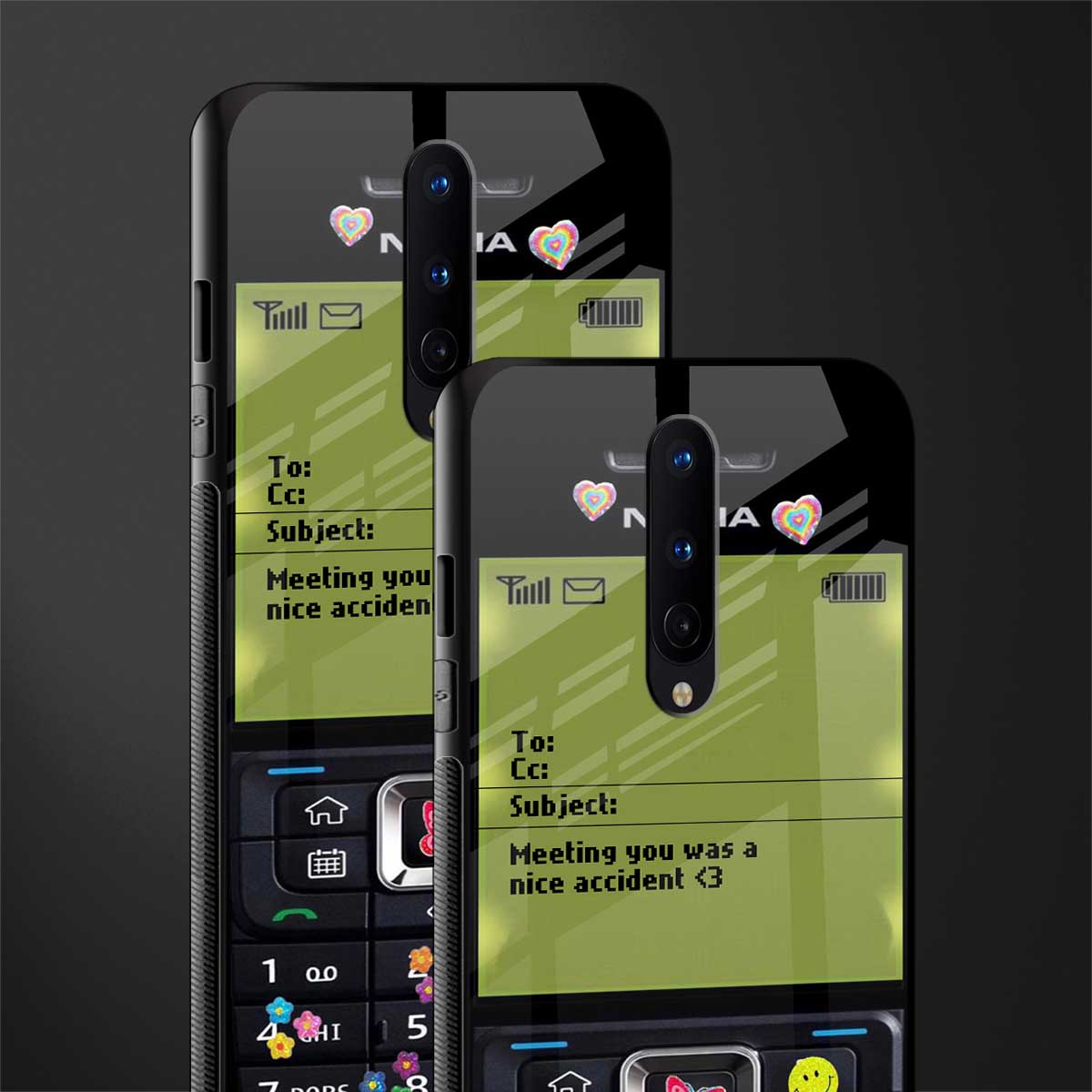 nokia vintage glass case for oneplus 8 image-2