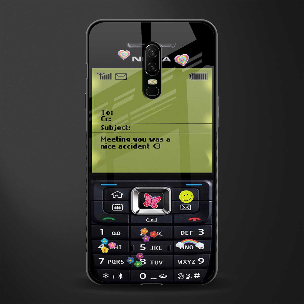nokia vintage glass case for oneplus 6 image
