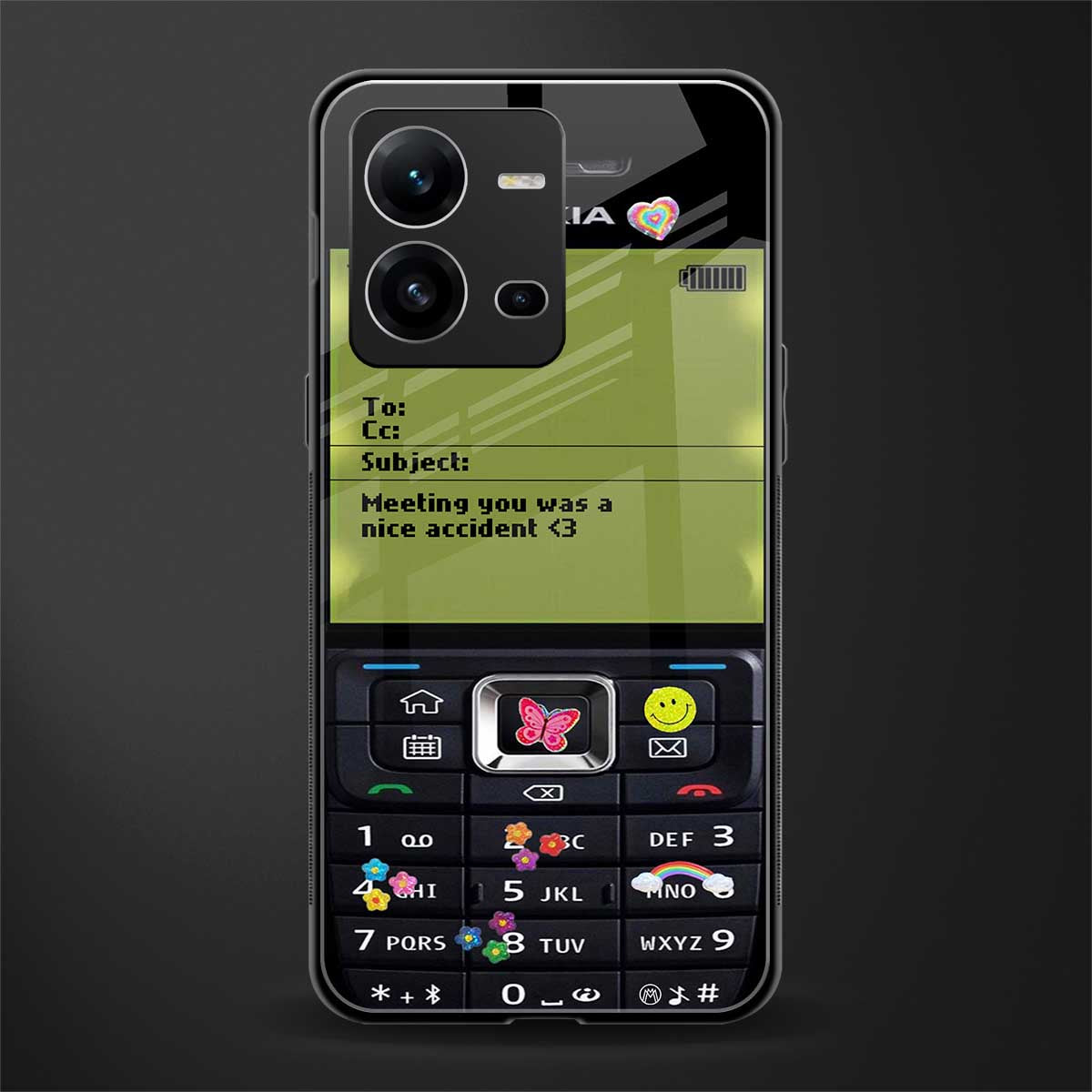nokia vintage back phone cover | glass case for vivo v25-5g