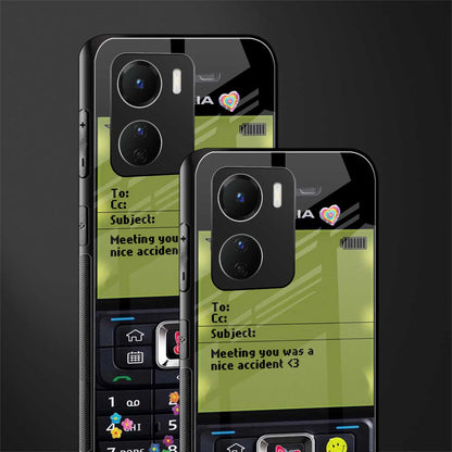 nokia vintage back phone cover | glass case for vivo y16
