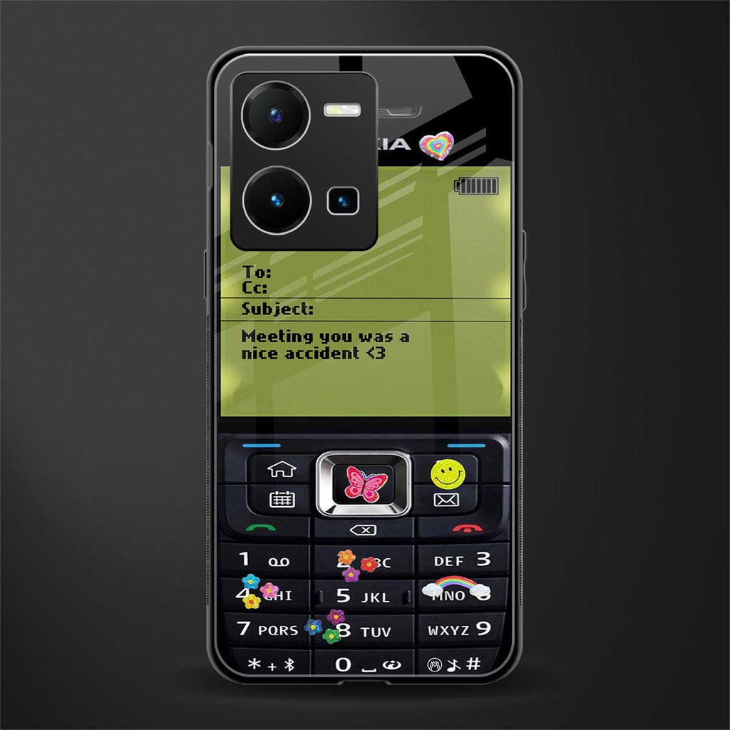 nokia vintage back phone cover | glass case for vivo y35 4g