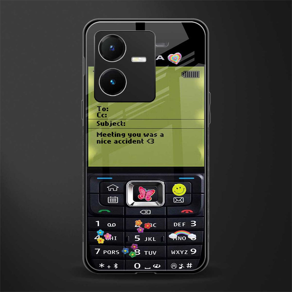 nokia vintage back phone cover | glass case for vivo y22