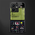nokia vintage back phone cover | glass case for vivo y22