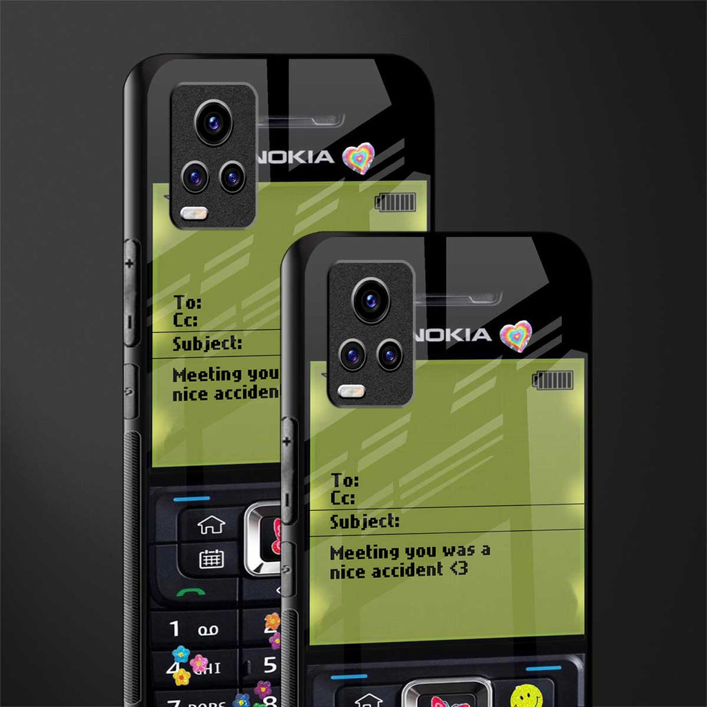 nokia vintage back phone cover | glass case for vivo v21e 4g