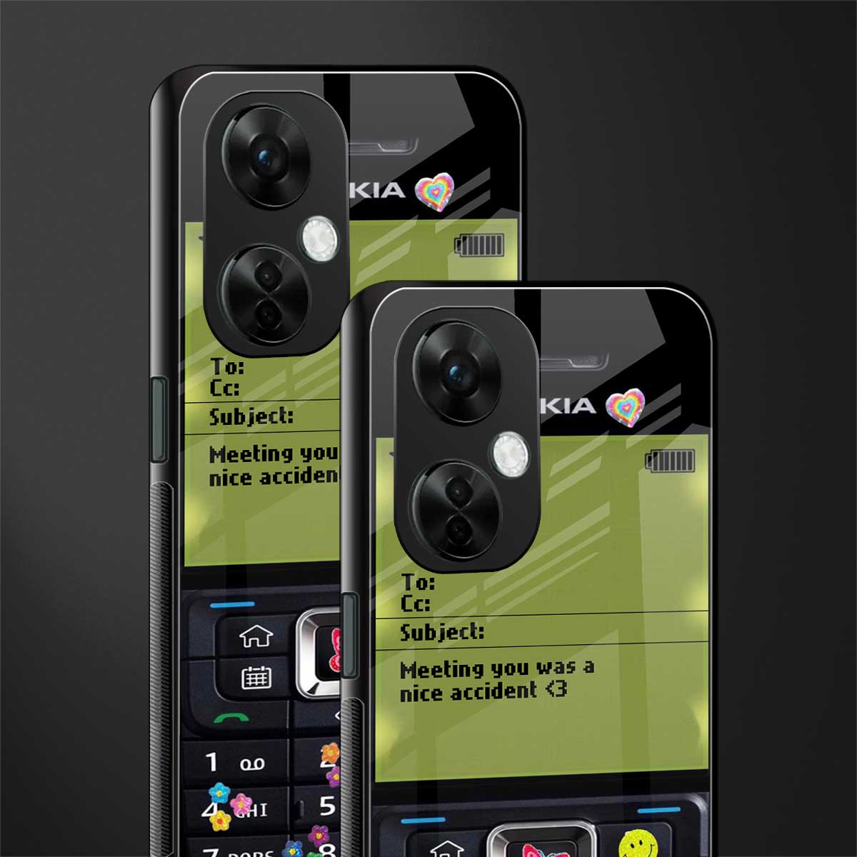 nokia vintage back phone cover | glass case for oneplus nord ce 3 lite