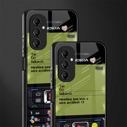 nokia vintage back phone cover | glass case for samsung galaxy a14 5g