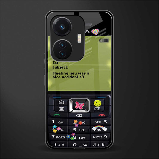 nokia vintage back phone cover | glass case for vivo t1 44w 4g