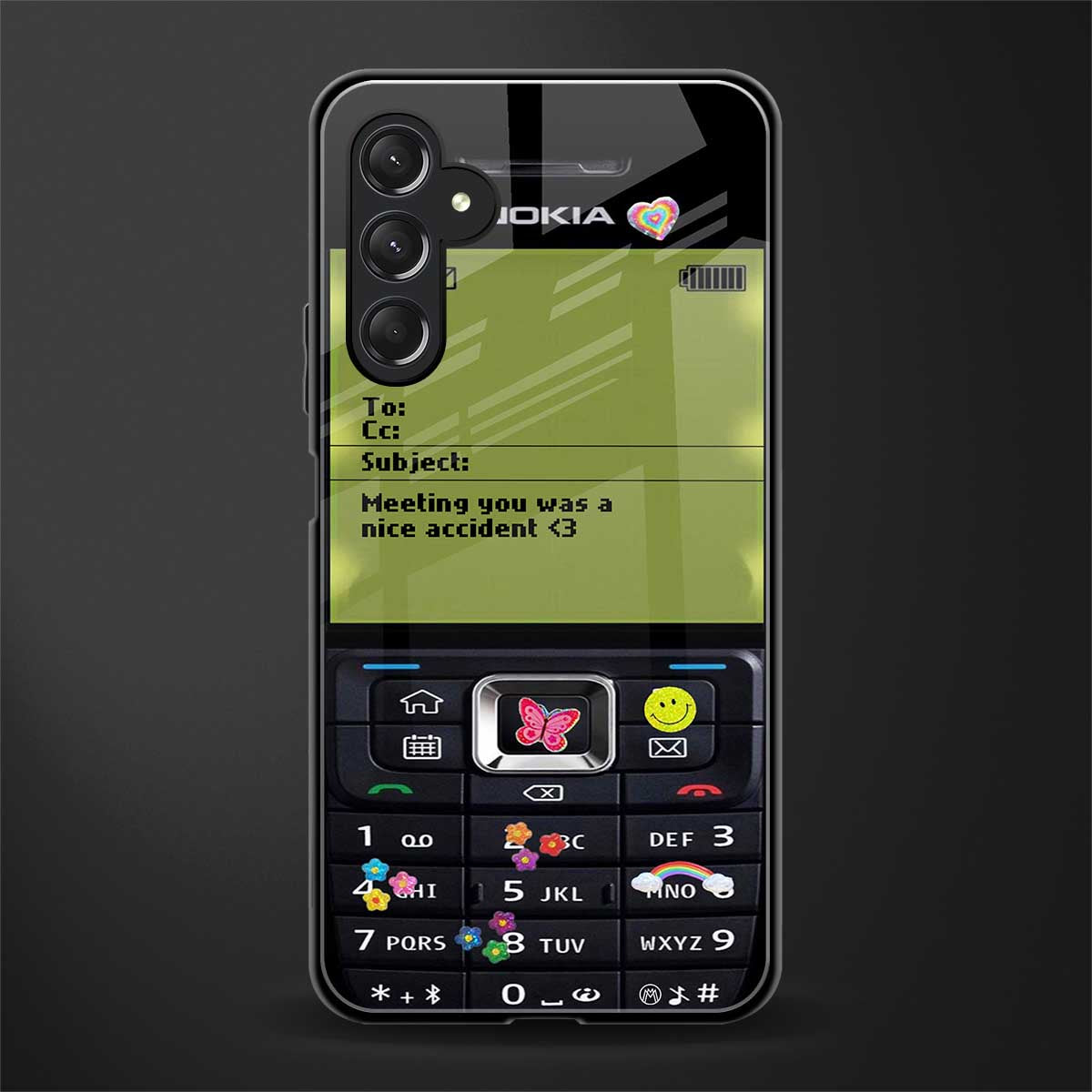 nokia vintage back phone cover | glass case for samsun galaxy a24 4g