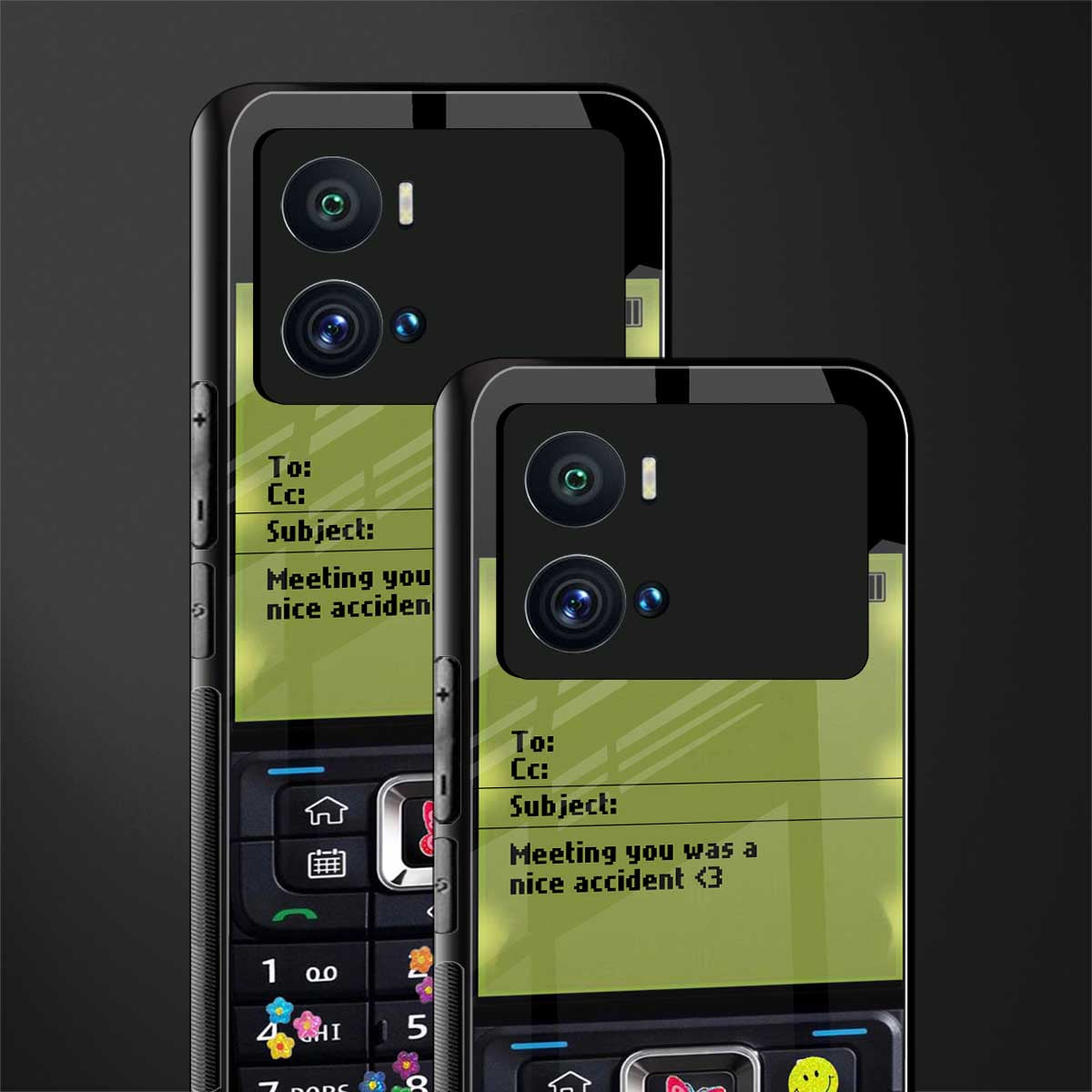 nokia vintage back phone cover | glass case for iQOO 9 Pro
