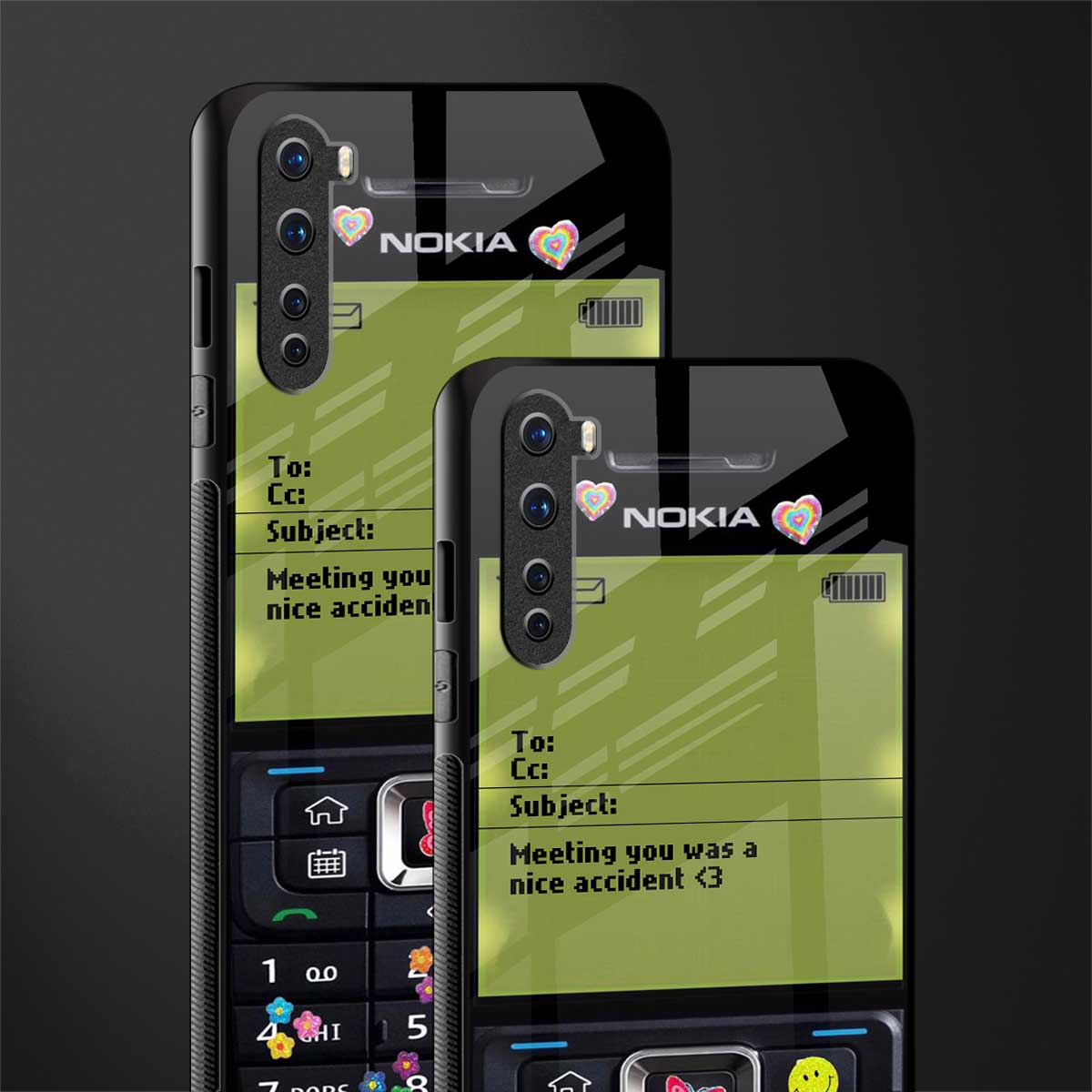 nokia vintage glass case for oneplus nord ac2001 image-2