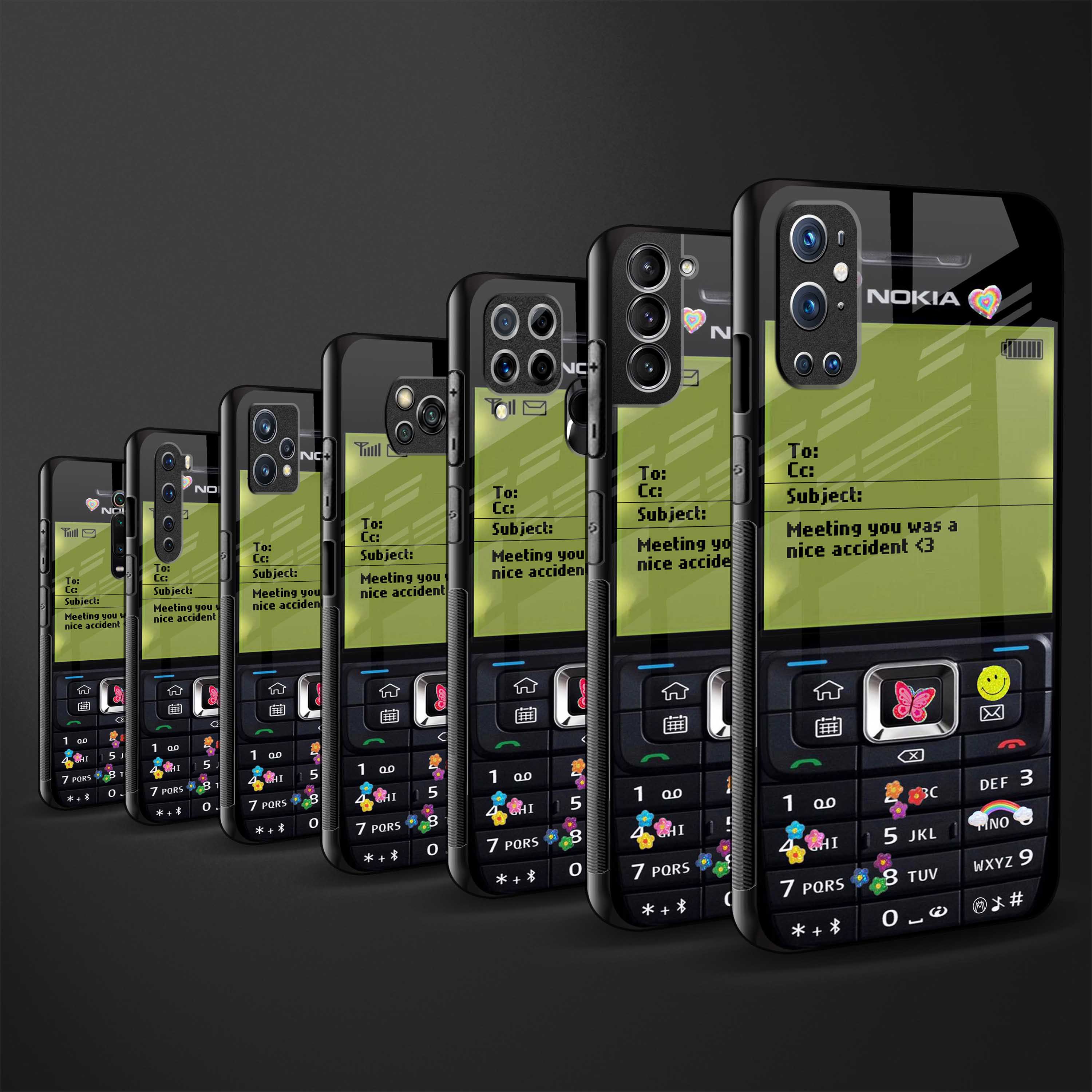 nokia vintage back phone cover | glass case for samsung galaxy a73 5g