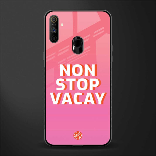 non stop vacay glass case for realme narzo 20a image