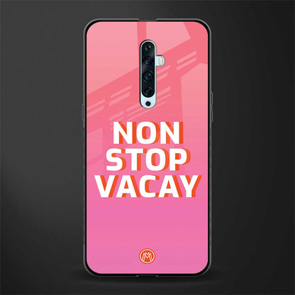 non stop vacay glass case for oppo reno 2z image