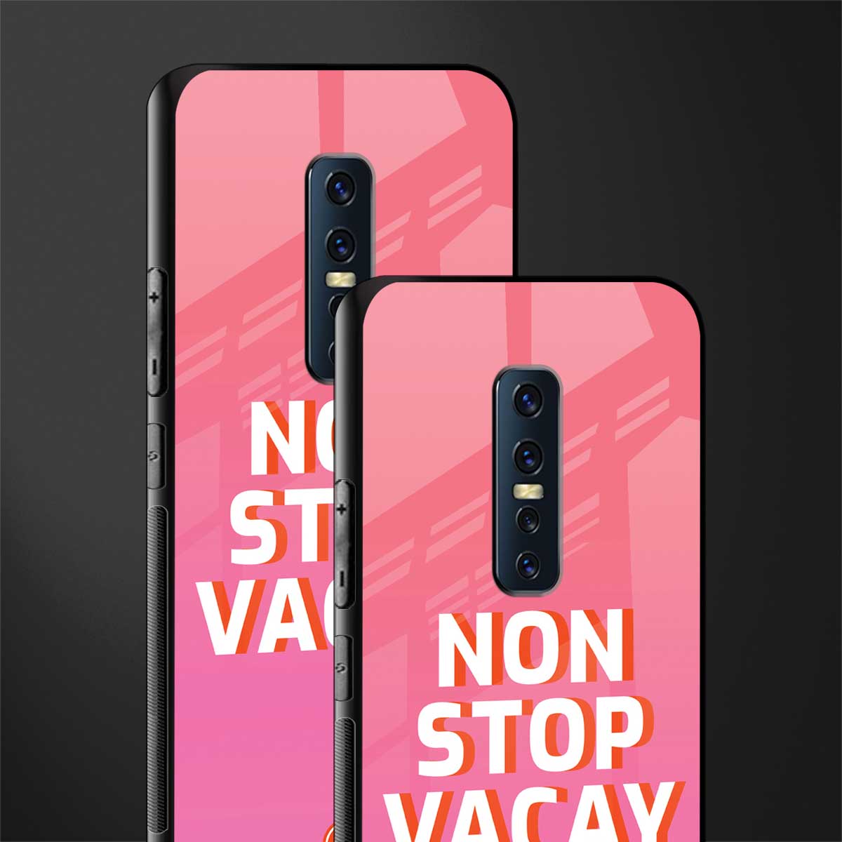 non stop vacay glass case for vivo v17 pro image-2