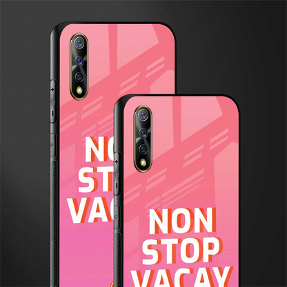 non stop vacay glass case for vivo z1x image-2
