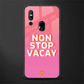 non stop vacay glass case for vivo v15 image
