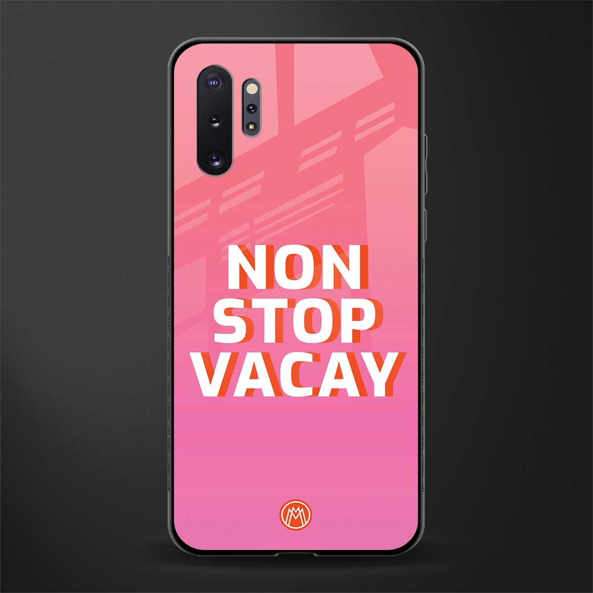 non stop vacay glass case for samsung galaxy note 10 plus image