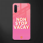 non stop vacay glass case for samsung galaxy note 10 image