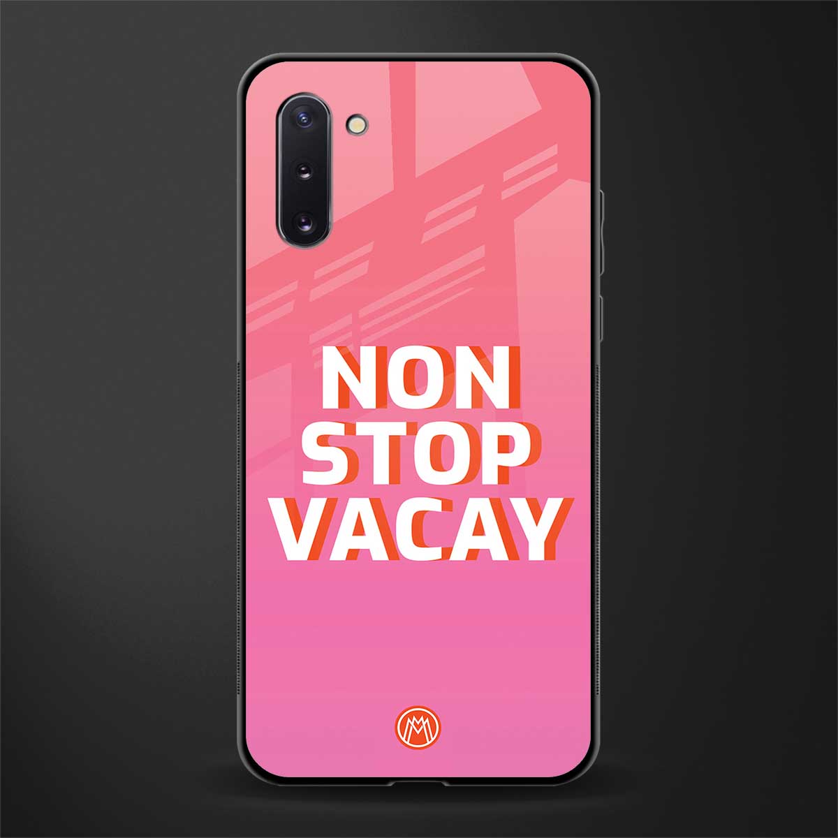 non stop vacay glass case for samsung galaxy note 10 image