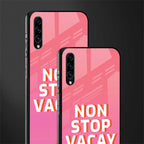 non stop vacay glass case for samsung galaxy a70s image-2