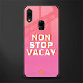 non stop vacay glass case for redmi note 7 pro image