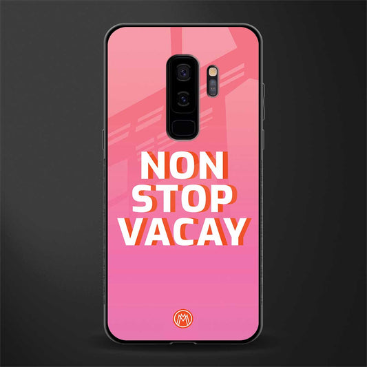 non stop vacay glass case for samsung galaxy s9 plus image