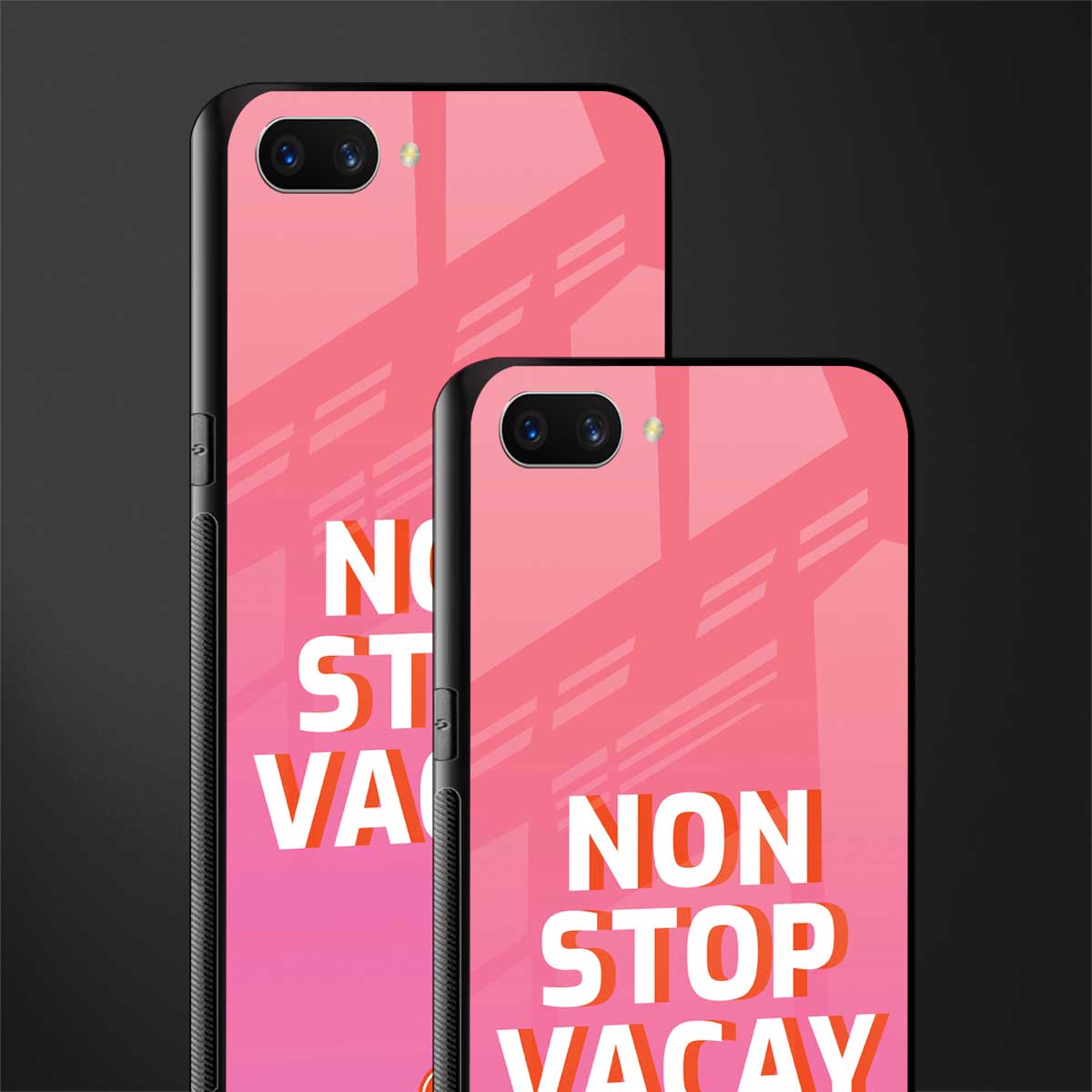 non stop vacay glass case for realme c1 image-2