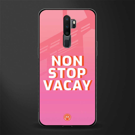 non stop vacay glass case for oppo a5 2020 image