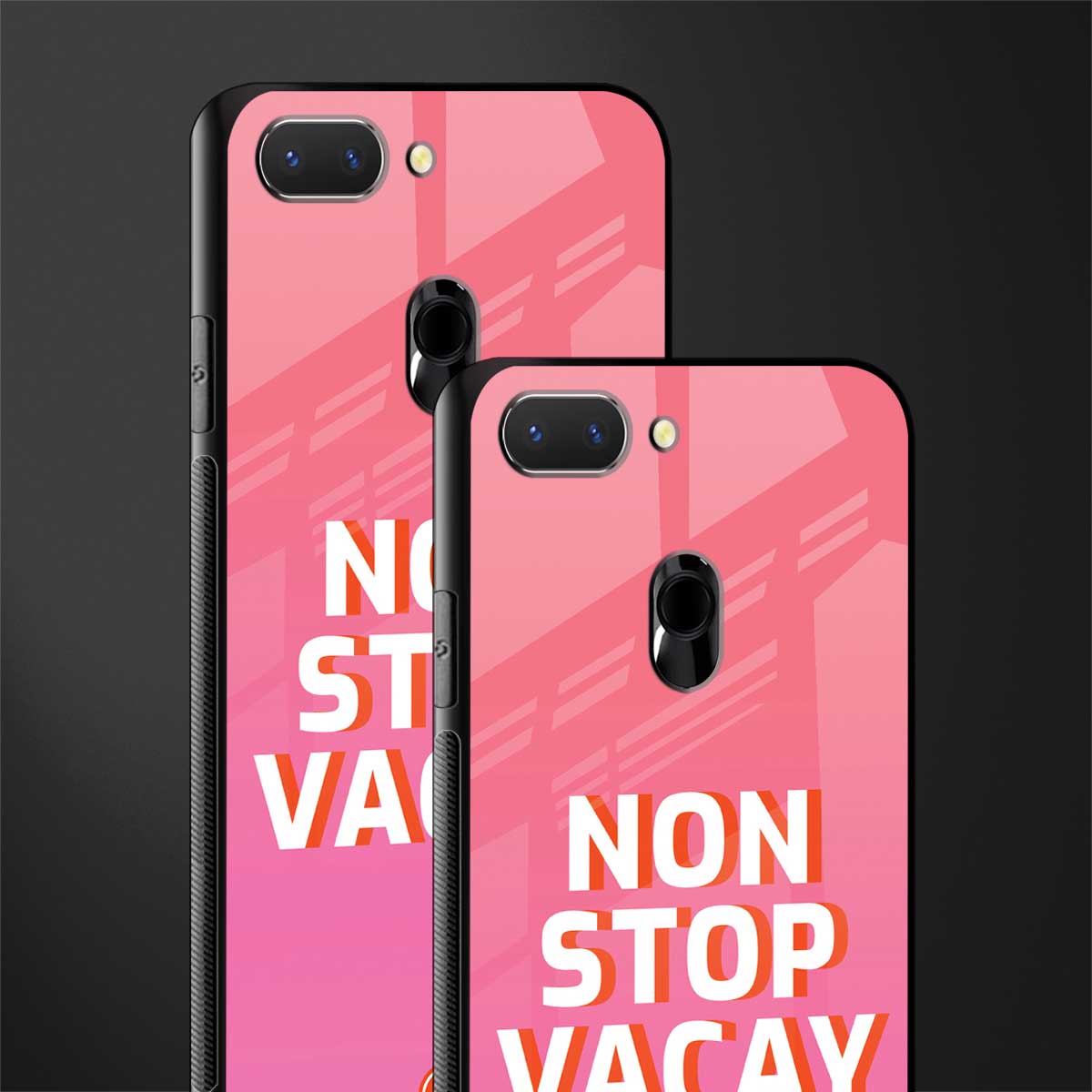 non stop vacay glass case for oppo a5 image-2
