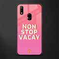 non stop vacay glass case for realme 3 pro image