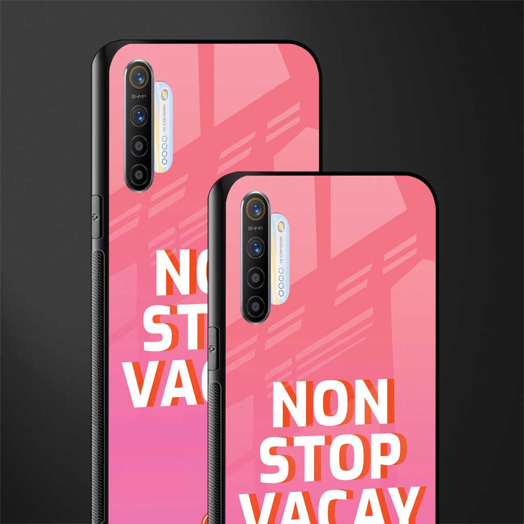non stop vacay glass case for realme x2 image-2