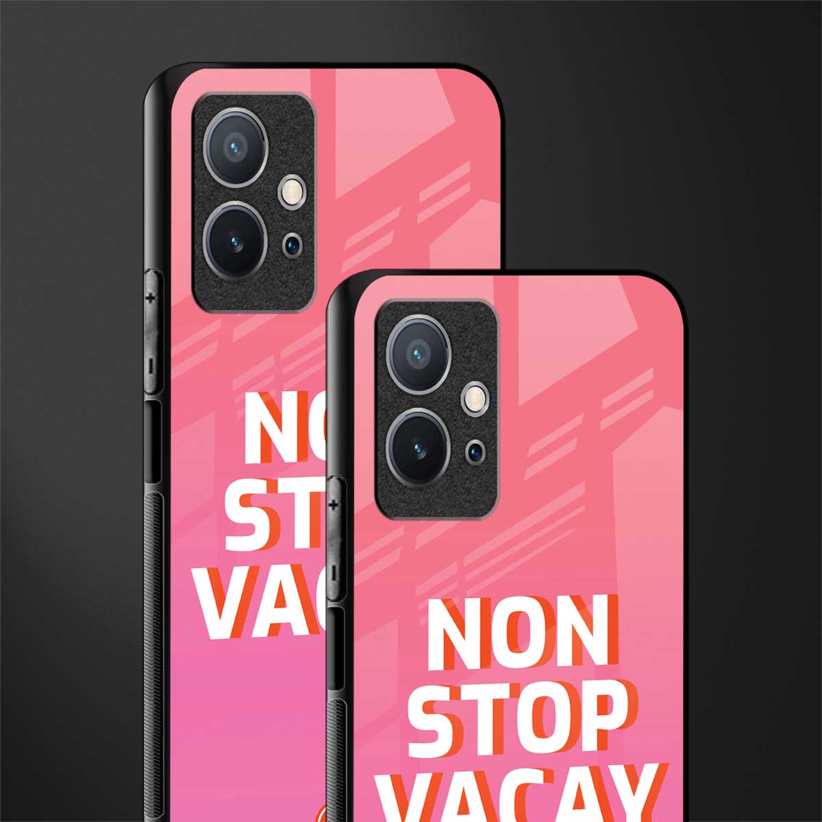 non stop vacay glass case for vivo t1 5g image-2