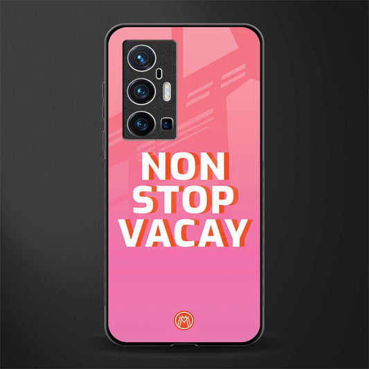 non stop vacay glass case for vivo x70 pro plus image