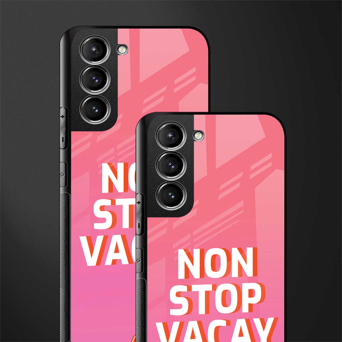 non stop vacay glass case for samsung galaxy s21 fe 5g image-2