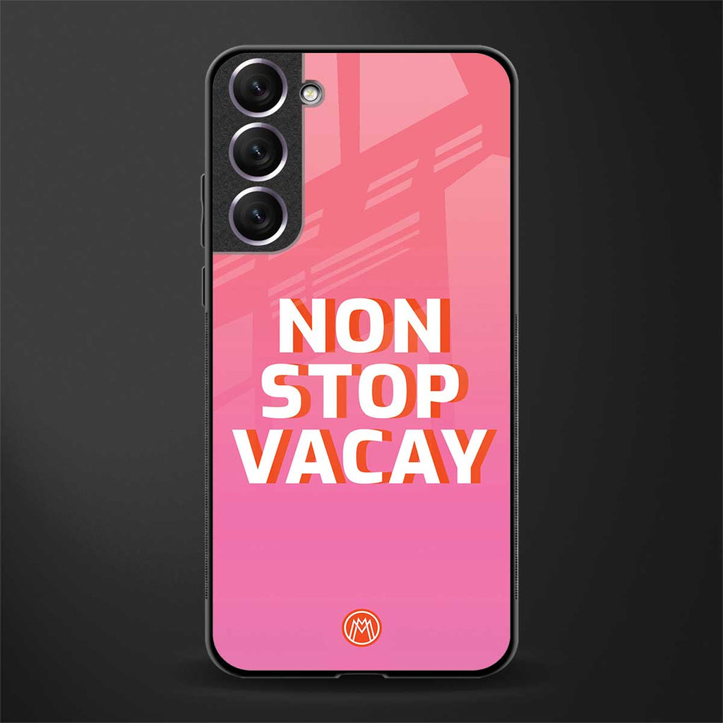non stop vacay glass case for samsung galaxy s21 fe 5g image