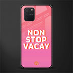 non stop vacay glass case for samsung galaxy s10 lite image