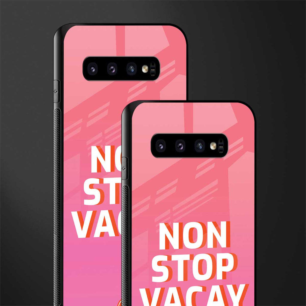 non stop vacay glass case for samsung galaxy s10 image-2