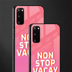 non stop vacay glass case for samsung galaxy s20 image-2