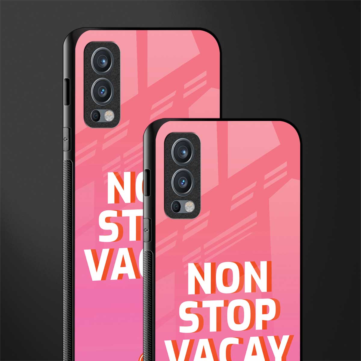 non stop vacay glass case for oneplus nord 2 5g image-2