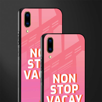 non stop vacay glass case for vivo v11 pro image-2
